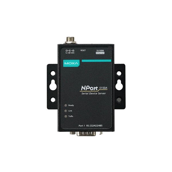 1Port Device Server, 10/100M Eth., Rs-232/422/485, Db9 Male, Nport 5150A-T